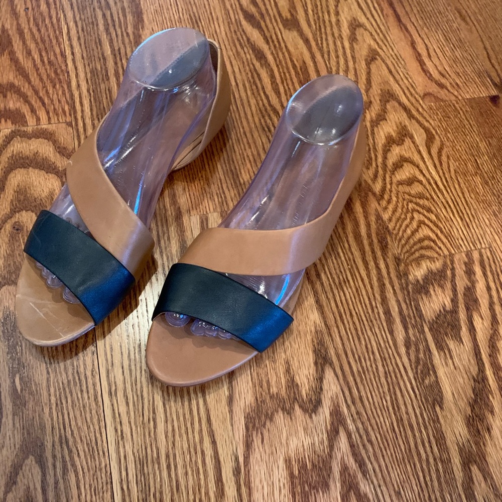 Aerin (Barrett) flat sandal.